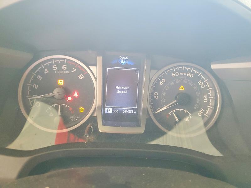 2020 Toyota Tacoma VIN 3TMAZ5CN8LM126963 COPART salvage auction — FRONT END, Fl - Certificate Of Title, sold $16,700 on 2026-07-09 (photo 9)