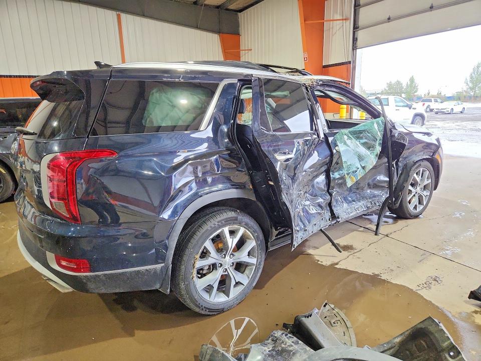 2022 Hyundai VIN KM8R3DHE7NU439214 COPART salvage auction — ROLLOVER, Ab - Bos - Nonrepairable, sold $2,200 on 2026-07-14 (photo 3)