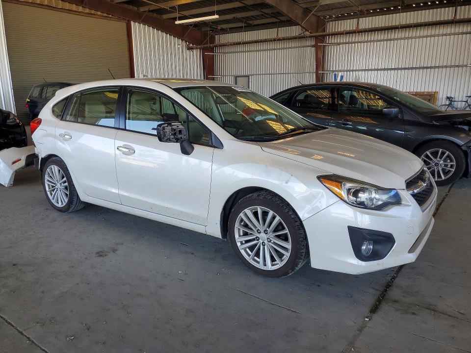 2014 Subaru Impreza VIN JF1GPAH66E8222212 COPART salvage auction — REAR END, Ca - Salvage Certificate, sold $3,850 on 2026-07-02 (photo 4)