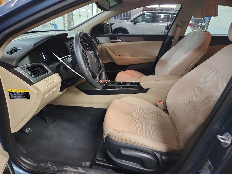 2016 Hyundai Sonata VIN 5NPE24AFXGH301849 COPART salvage auction — FRONT END, Il - Salvage Certificate, sold $975 on 2026-07-27 (photo 7)
