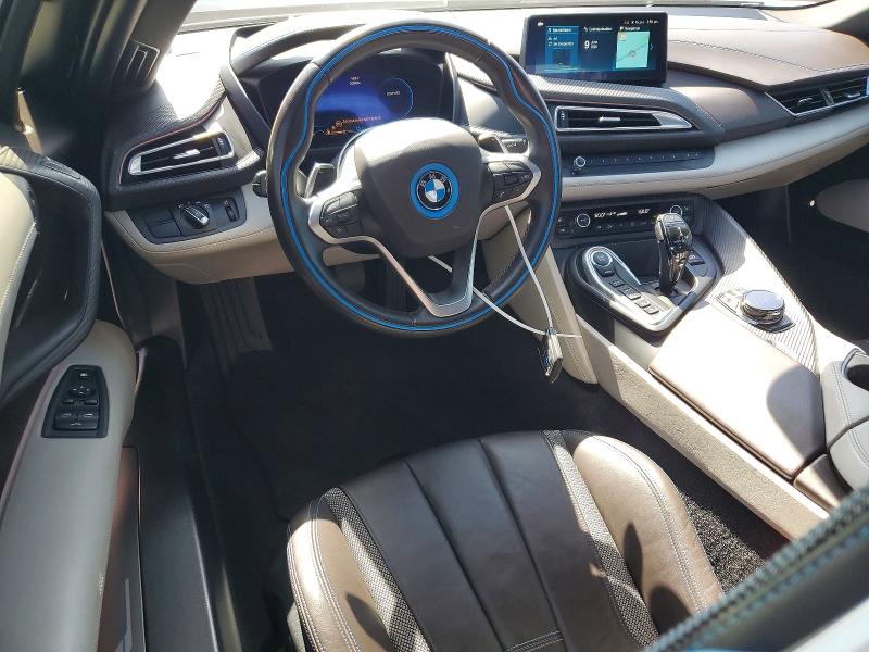 2019 BMW I8 VIN WBY2Z4C59K7F14566 COPART salvage auction — NORMAL WEAR, Ca - Dis/Dlr/Exp Only Clean Title (P), sold $60,000 on 2026-07-02 (photo 8)