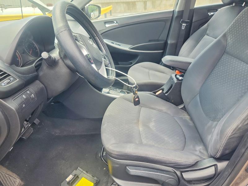 2013 Hyundai Accent VIN KMHCU5AE1DU104077 COPART salvage auction — FRONT END, Ri - Certificate Of Title, sold $875 on 2026-07-07 (photo 7)