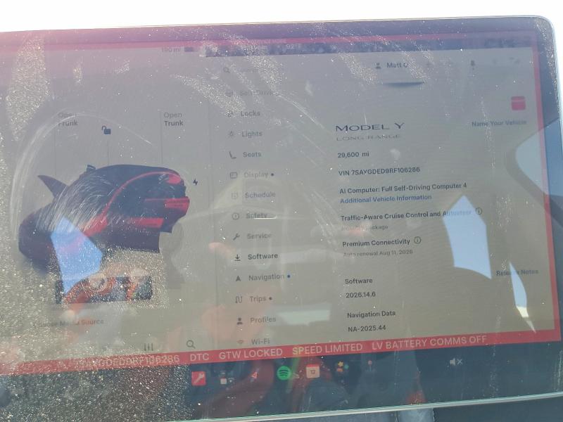 2024 Tesla Model y VIN 7SAYGDED9RF106286 COPART salvage auction — REAR END, Ca - Salvage Certificate, sold $14,100 on 2026-07-21 (photo 9)