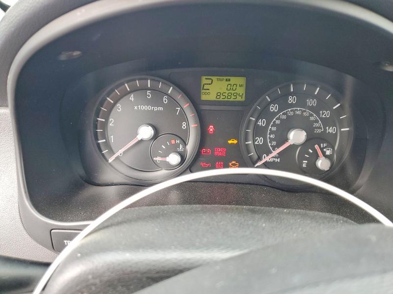 2006 Kia Rio VIN KNADE123366150123 COPART salvage auction — FRONT END, CA - SALVAGE CERTIFICATE, sold $275 on 2026-07-29 (photo 9)