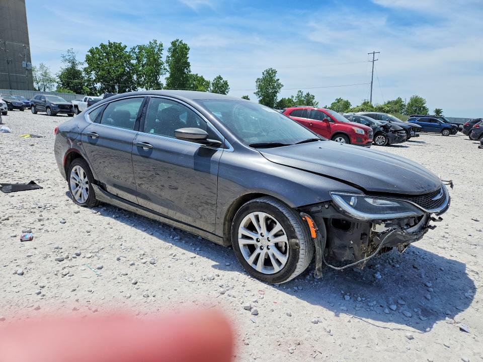 2017 Chrysler 200 VIN 1C3CCCAB0HN507649 COPART salvage auction — FRONT END, Mi - Certificate Of Title, sold $900 on 2026-07-02 (photo 4)