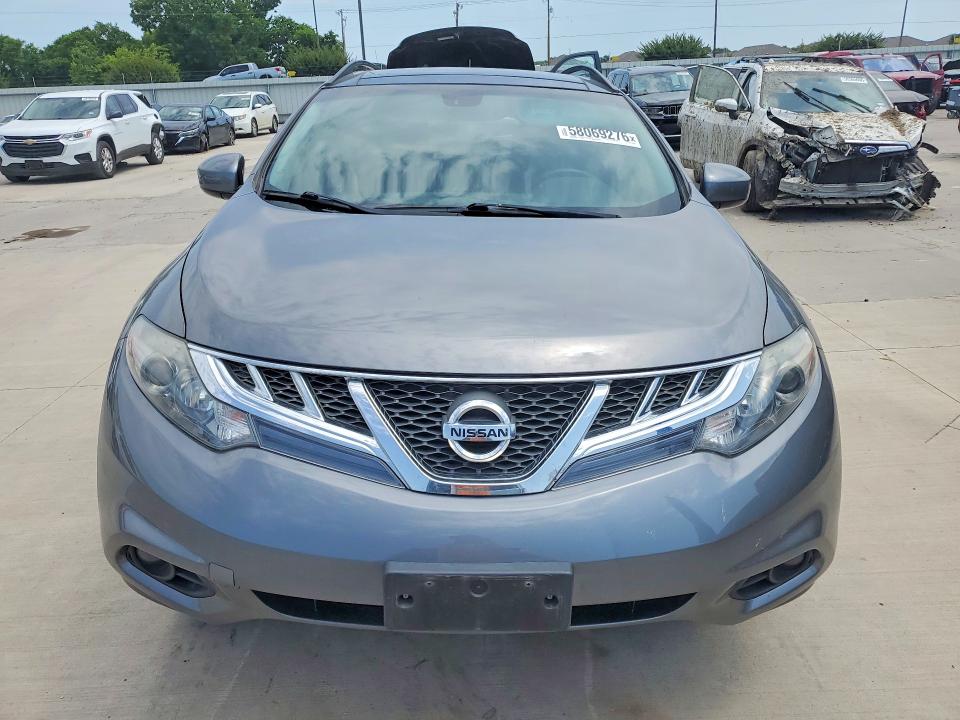 2014 Nissan Murano VIN JN8AZ1MU3EW411303 COPART salvage auction — UNDERCARRIAGE, TX - SALVAGE VEHICLE TITLE, sold $1,300 on 2026-07-27 (photo 5)