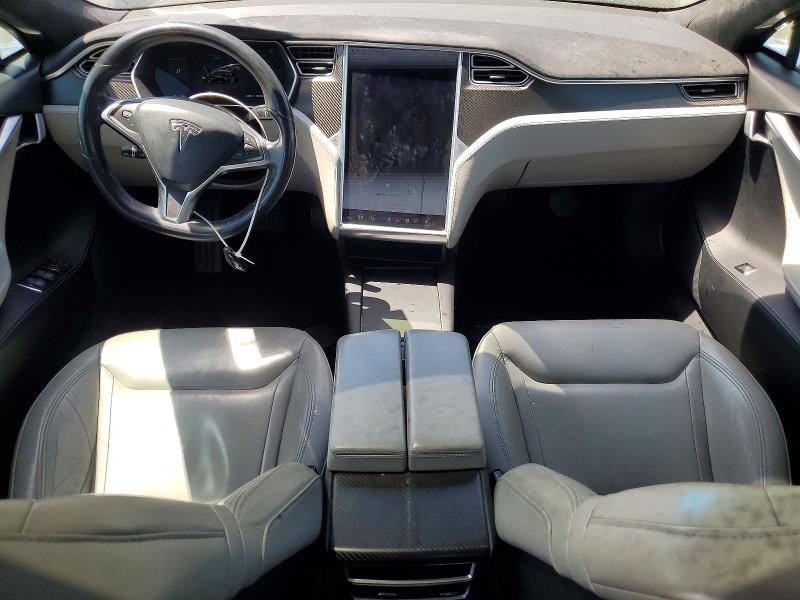 2016 Tesla Model s VIN 5YJSA1E2XGF144804 COPART salvage auction — REAR END, CA - SALVAGE CERTIFICATE, sold $5,300 on 2026-07-20 (photo 8)