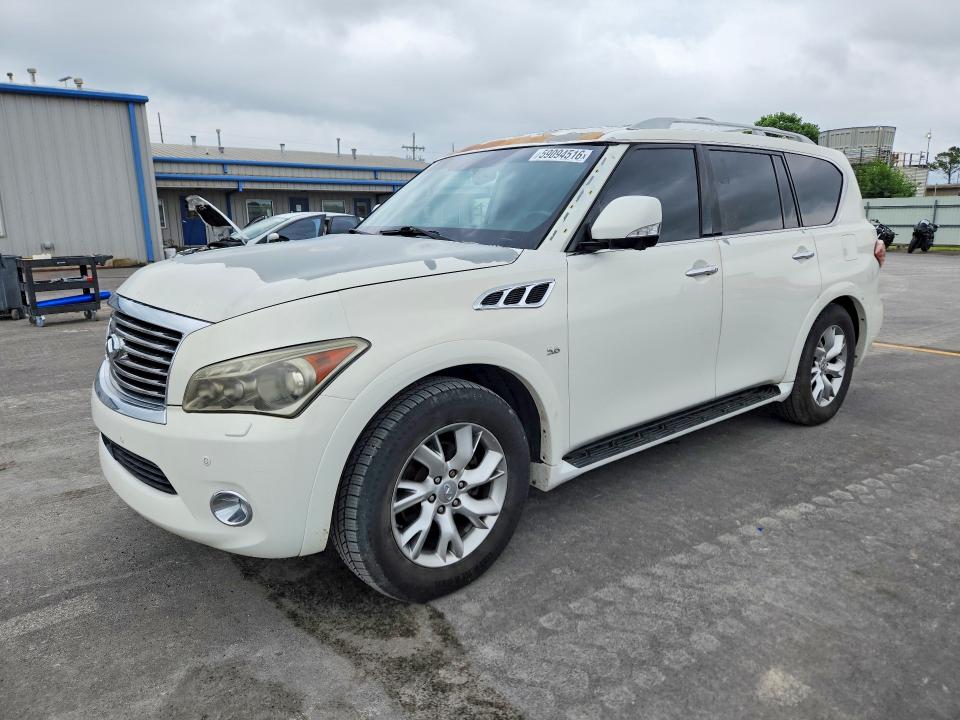 2014 Infiniti Qx80 VIN JN8AZ2NF9E9552915 COPART salvage auction — MECHANICAL, Ok - Certificate Of Title, sold $1,100 on 2026-07-24 (photo 1)