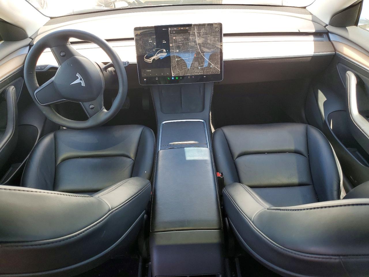 2021 Tesla Model 3 VIN 5YJ3E1EA3MF095733 COPART salvage auction — Rear End, CA - SALVAGE CERTIFICATE, sold $6,100 on 2026-07-02 (photo 8)