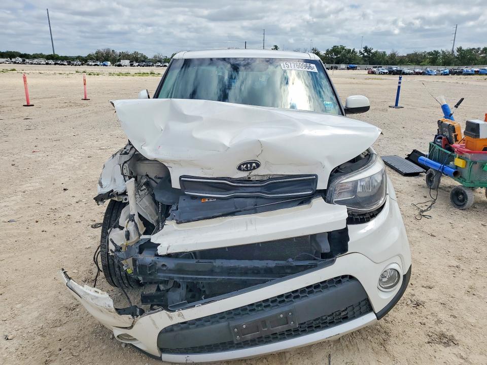 2017 Kia Soul VIN KNDJP3A55H7501643 COPART salvage auction — FRONT END, Tx - Salvage Vehicle Title, sold $875 on 2026-07-30 (photo 5)