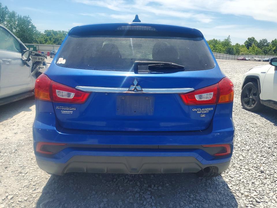 2018 Mitsubishi Outlander VIN JA4AP3AW0JU000282 COPART salvage auction — HAIL, Al - Cert Of Title-Salvage Title, sold $975 on 2026-07-07 (photo 6)