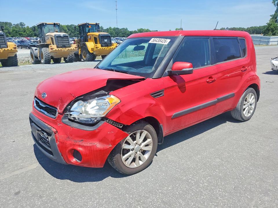 2012 Kia Soul VIN KNDJT2A69C7400208 COPART salvage auction — FRONT END, Nc - Salvage Certificate Of Title, sold $675 on 2026-07-14 (photo 1)