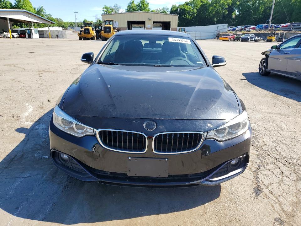 2017 BMW 4 series VIN WBA4U7C53H5H19344 COPART salvage auction — WATER/FLOOD, NY - MV907A-FLOOD SALVAGE, sold $2,350 on 2026-07-09 (photo 5)