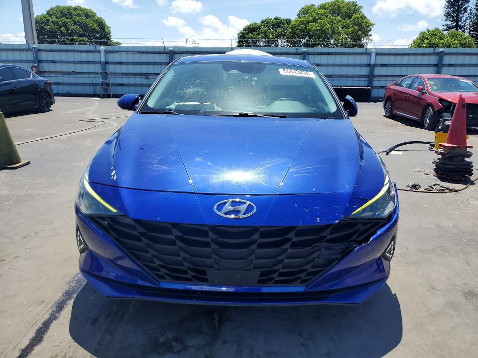 2021 Hyundai Elantra VIN 5NPLS4AG2MH012699 COPART salvage auction — FRONT END, Fl - Cert Of Title Slvg Rebuildable, sold $4,450 on 2026-07-27 (photo 5)