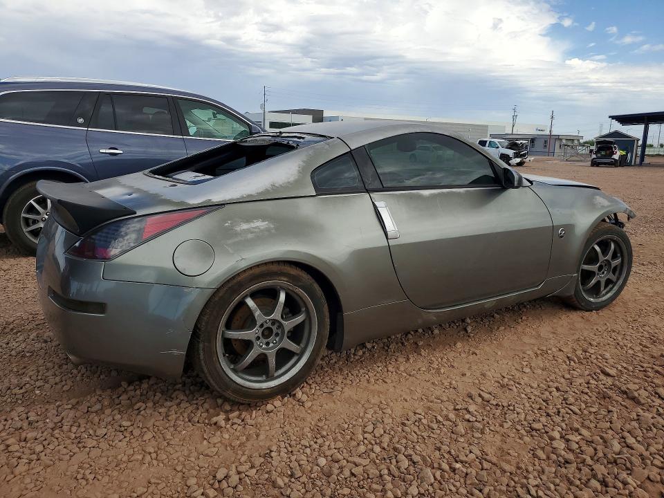 2004 Nissan 350z VIN JN1AZ34E34T050352 COPART salvage auction — STRIPPED, Az - Cert Of Title-Restored Salvage, sold $250 on 2026-07-09 (photo 3)