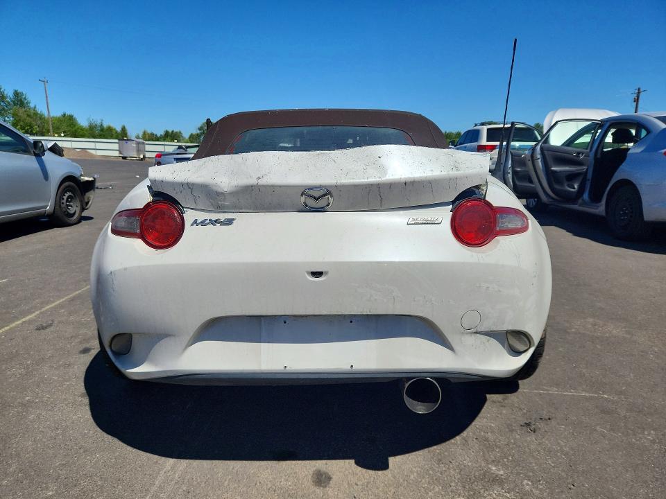 2019 Mazda Mx-5 miata VIN JM1NDAD78K0303683 COPART salvage auction — ENGINE BURN, Or - Salvage Title Certificate, sold $225 on 2026-07-06 (photo 6)