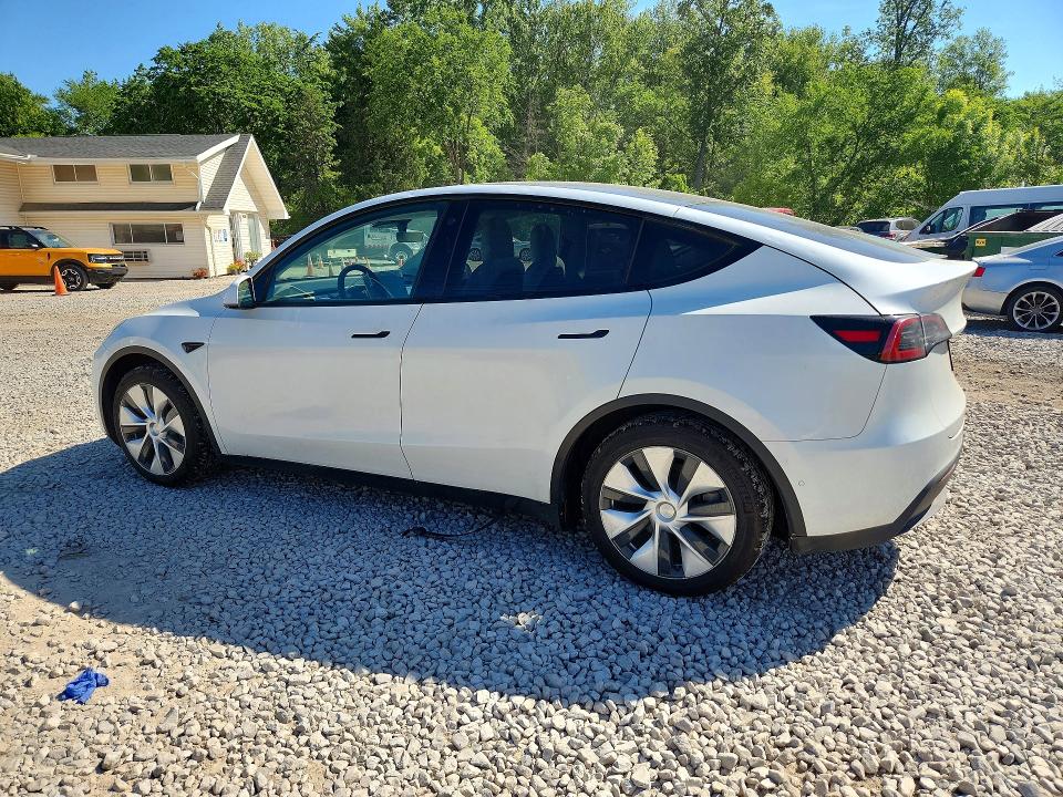 2021 Tesla Model y VIN 5YJYGDEE1MF247951 COPART salvage auction — HAIL, Oh - Cert Of Title-Salvage, sold $13,600 on 2026-07-08 (photo 2)