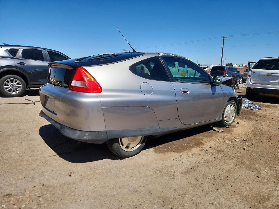 2000 Honda Insight VIN JHMZE1376YT000245 COPART salvage auction — FRONT END, Nm - Cert Of Title-Salvage, sold $200 on 2026-07-13 (photo 3)