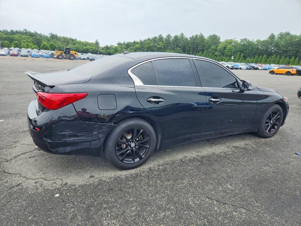 2015 Infiniti VIN JN1BV7AR2FM420590 COPART salvage auction — REAR END, Ri - Salvage Certificate Of Title, sold $350 on 2026-07-21 (photo 3)