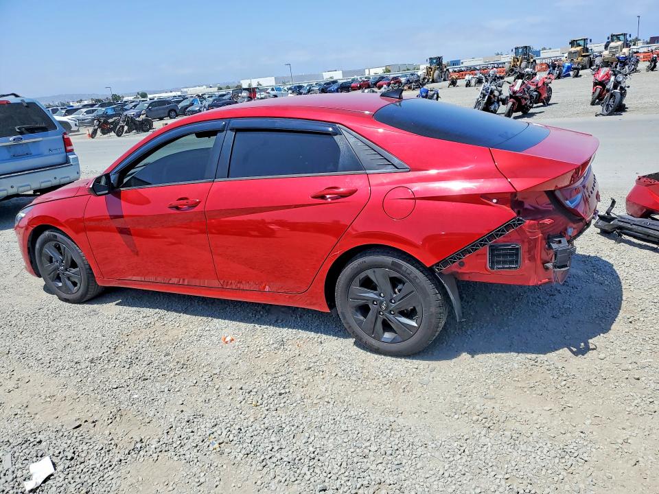 2022 Hyundai Elantra VIN 5NPLM4AG1NH066295 COPART salvage auction — REAR END, Ca - Salvage Certificate, sold $3,600 on 2026-07-02 (photo 2)
