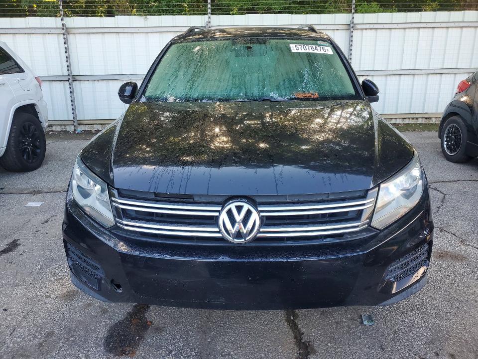 2015 Volkswagen Tiguan VIN WVGAV7AXXFW614663 COPART salvage auction — FRONT END, Ga - Certificate Of Title, sold $400 on 2026-07-17 (photo 5)