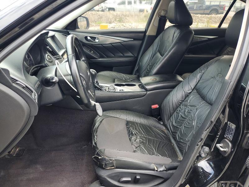 2014 Infiniti Q50 VIN JN1BV7AP1EM682467 COPART salvage auction — FRONT END, Fl - Cert Of Title Slvg Rebuildable, sold $750 on 2026-07-31 (photo 7)