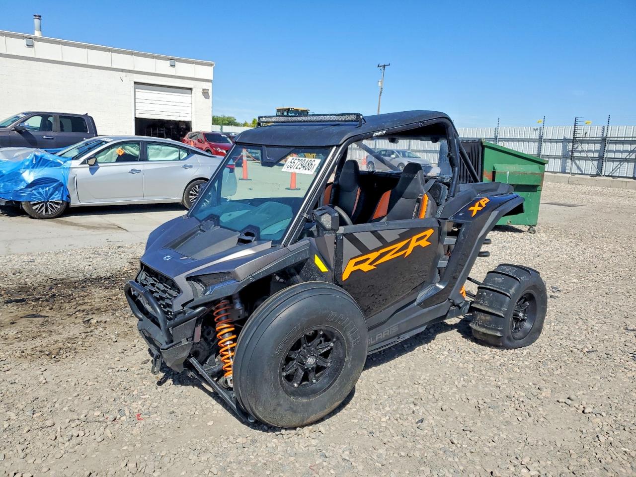 2024 Polaris RZR VIN 3NSNEC996RF298660 COPART salvage auction — Front End, UT - SALVAGE CERTIFICATE, sold $4,200 on 2026-07-09 (photo 2)
