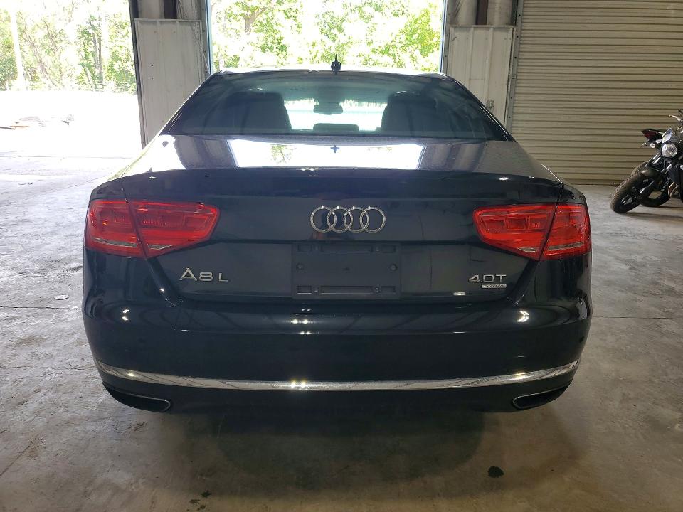 2014 Audi A8 VIN WAUR2AFD6EN007012 COPART salvage auction — MECHANICAL, Mt - Certificate Of Title, sold $2,150 on 2026-07-15 (photo 6)