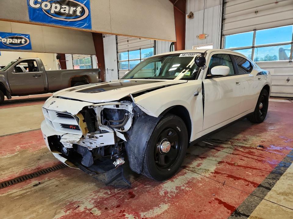 2010 Dodge Charger VIN 2B3AA4CTXAH188703 COPART salvage auction — FRONT END, Ny - Mv-907A Salvage Certificate, sold $1,850 on 2026-07-06 (photo 1)
