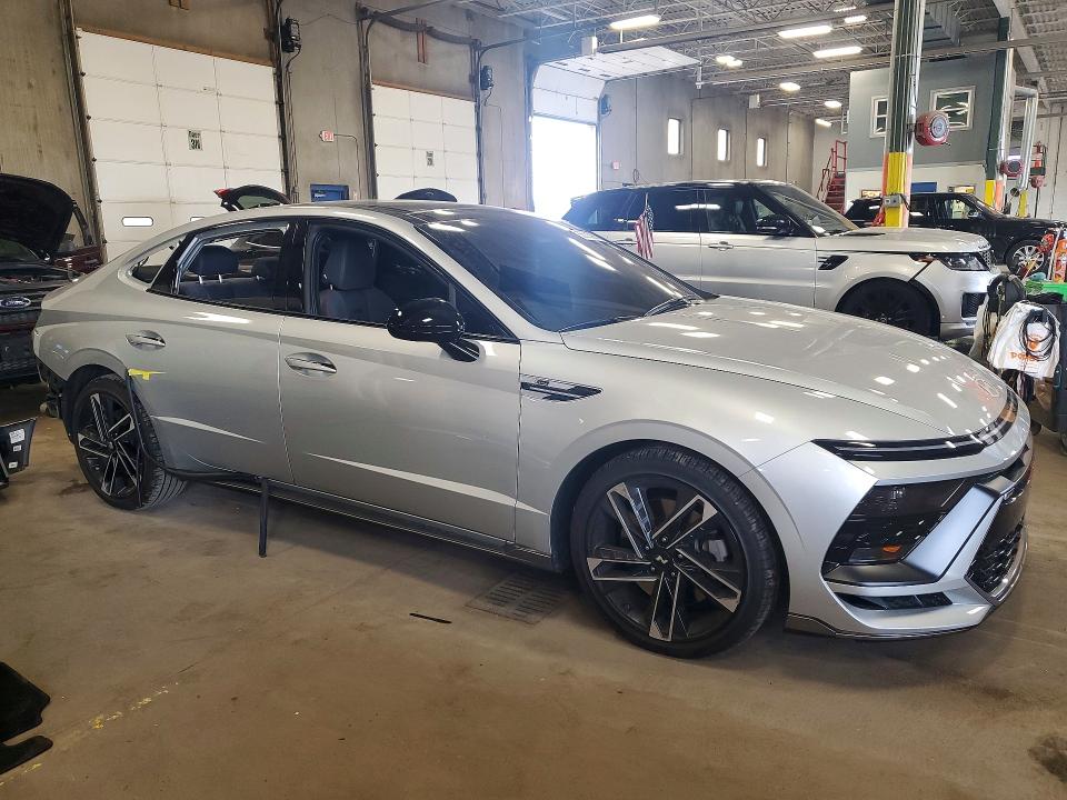 2025 Hyundai VIN KMHL54JC0SA521761 COPART salvage auction — VANDALISM, Mn - Cert Of Title-Salvage, sold $5,400 on 2026-07-30 (photo 4)