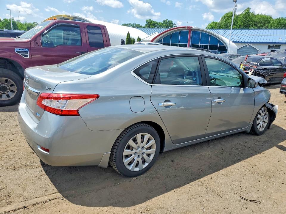 2014 Nissan Sentra VIN 3N1AB7AP7EY273696 COPART salvage auction — FRONT END, Ct - Cert Of Title-Salvage, sold $475 on 2026-07-02 (photo 3)