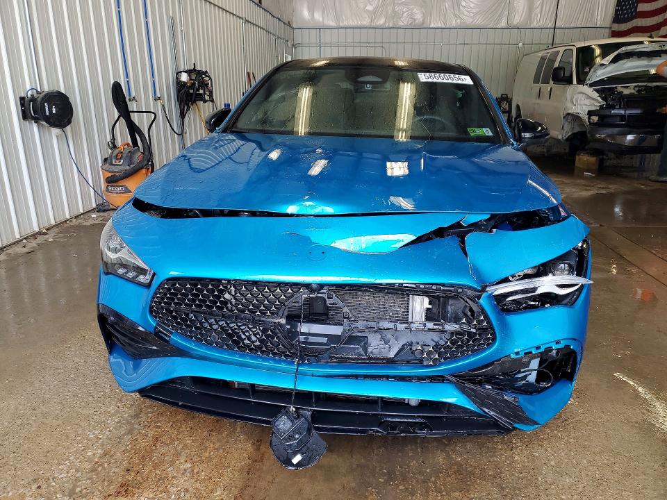 2025 Mercedes-benz Cla-klasse VIN W1K5J4HB1SN483395 COPART salvage auction — FRONT END, Pa - Certificate Of Salvage, sold $18,100 on 2026-07-08 (photo 5)