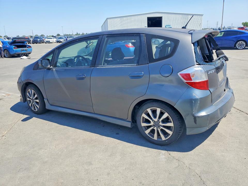 2013 Honda Fit VIN JHMGE8H52DC033745 COPART salvage auction — REAR END, Ca - Salvage Certificate, sold $650 on 2026-07-13 (photo 2)