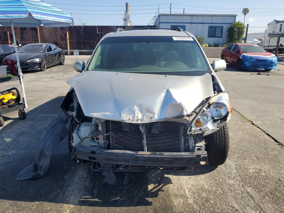 2007 Toyota Sienna VIN 5TDZK23C37S082929 COPART salvage auction — FRONT END, CA - SALVAGE CERTIFICATE, sold $625 on 2026-07-17 (photo 5)