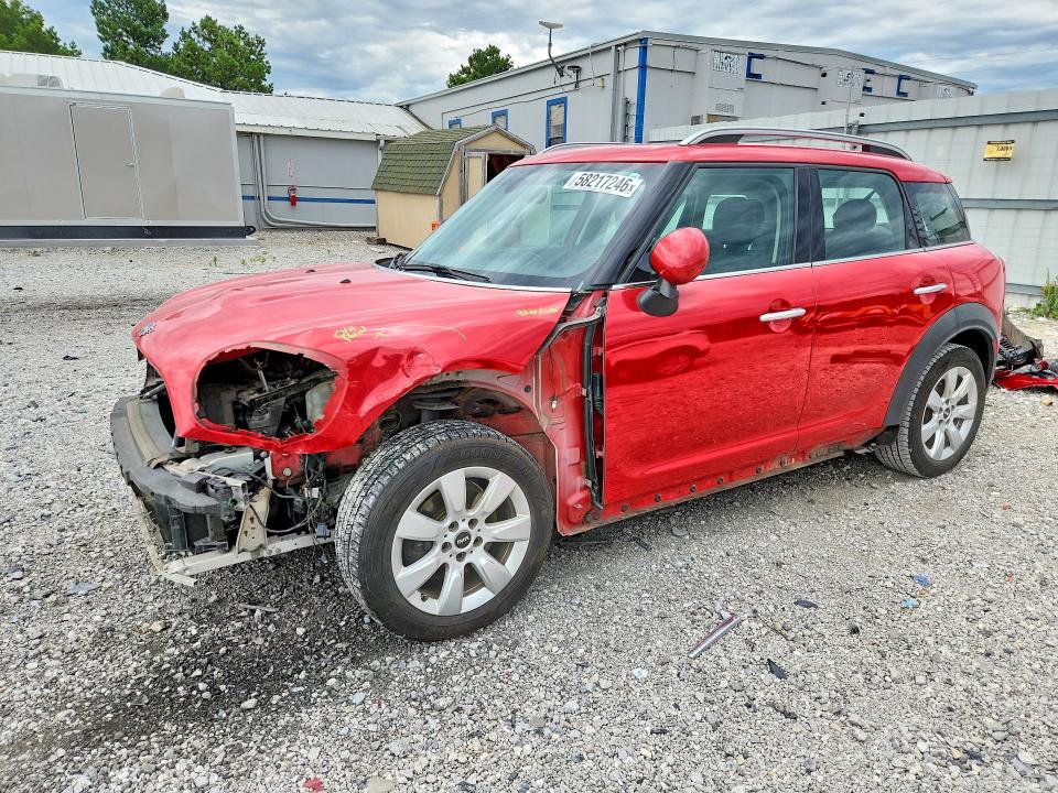 2019 Mini VIN WMZYS7C5XK3F45608 COPART salvage auction — FRONT END, Ar - Cert Of Title-Salvage, sold $725 on 2026-08-03 (photo 1)