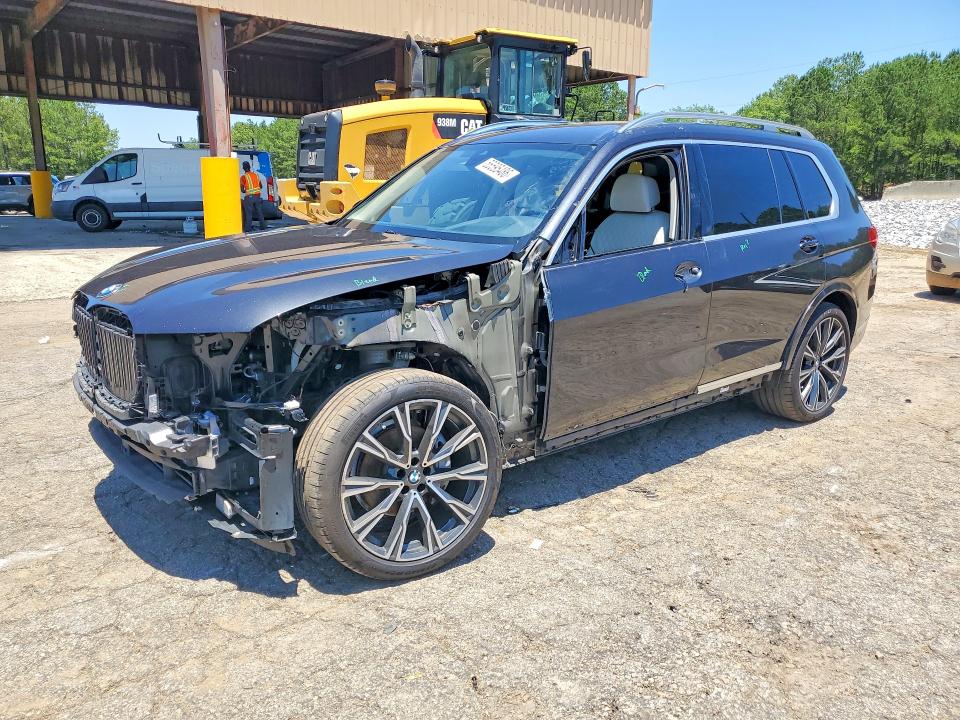 2020 BMW X7 VIN 5UXCW2C01L9B59193 COPART salvage auction — FRONT END, SC - CERT OF TITLE-SALVAGE, sold $18,300 on 2026-07-10 (photo 1)