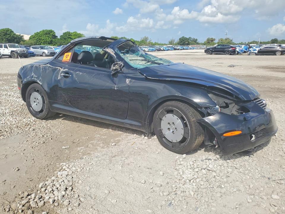 2002 Lexus Sc VIN JTHFN48Y220013895 COPART salvage auction — ROLLOVER, Fl - Cert Of Title Slvg Rebuildable, sold $675 on 2026-07-16 (photo 4)