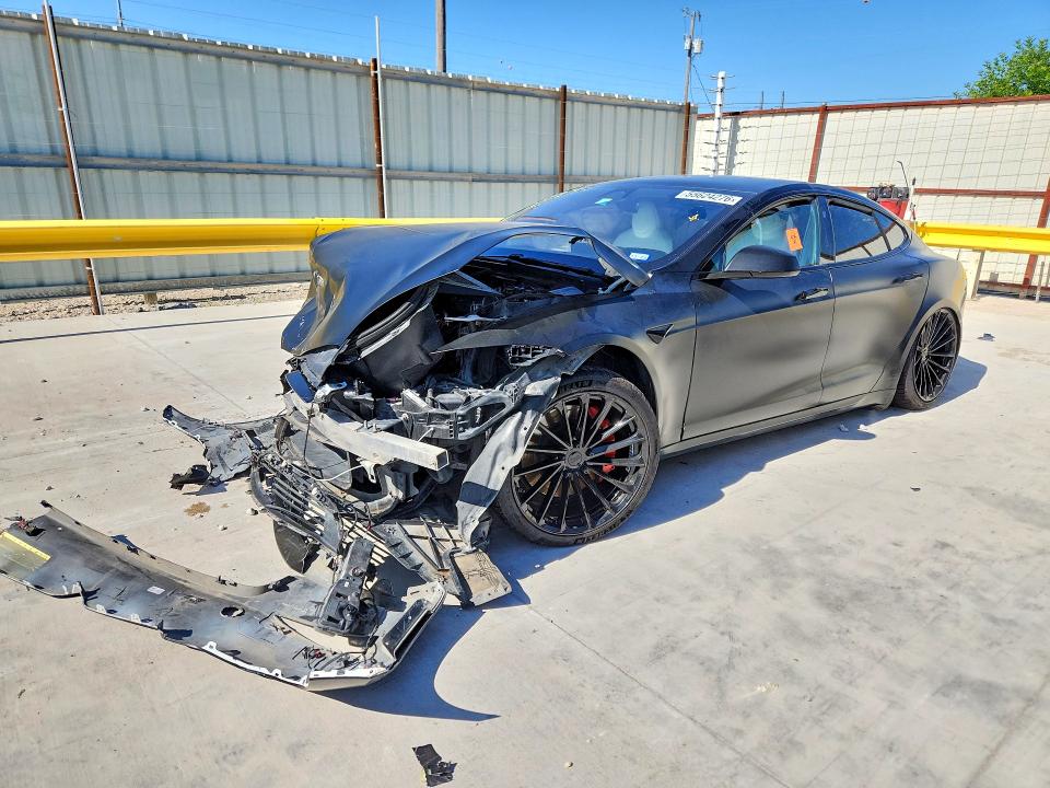 2021 Tesla VIN 5YJSA1E66MF452762 COPART salvage auction — FRONT END, Tx - Salvage Vehicle Title, sold $1,700 on 2026-07-24 (photo 1)
