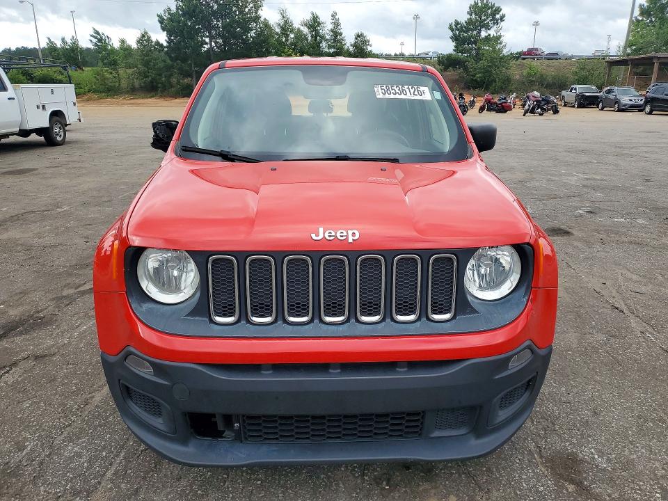 2018 Jeep Renegade VIN ZACCJAAB7JPG84573 COPART salvage auction — REAR END, SC - CERT OF TITLE-SALVAGE, sold $1,150 on 2026-08-21 (photo 5)