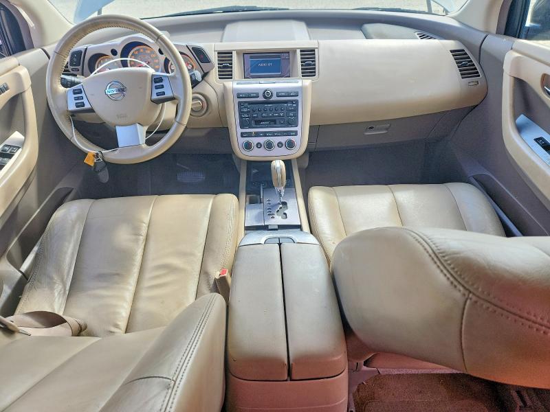 2007 Nissan Murano VIN JN8AZ08T27W524206 COPART salvage auction — SIDE, Ca - Salvage Certificate, sold $250 on 2026-07-07 (photo 8)