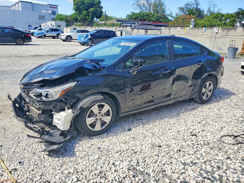 2018 Chevrolet Cruze VIN 1G1BC5SM1J7223047 COPART salvage auction — FRONT END, FL - CERT OF TITLE SLVG REBUILDABLE, sold $375 on 2026-07-02 (photo 1)