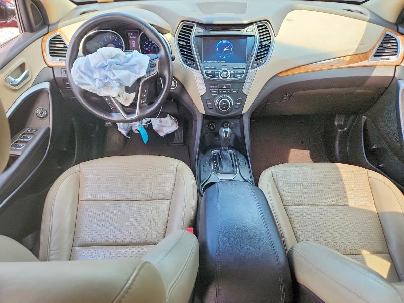 2013 Hyundai Santa fe VIN 5XYZU3LB9DG056996 COPART salvage auction — FRONT END, Ga - Cert Of Title-Salvage, sold $2,100 on 2026-07-09 (photo 8)