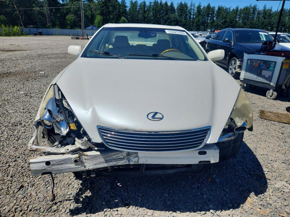2005 Lexus Es 330 VIN JTHBA30GX55070747 COPART salvage auction — FRONT END, Wa - Bill Of Sale, sold $350 on 2026-07-02 (photo 5)