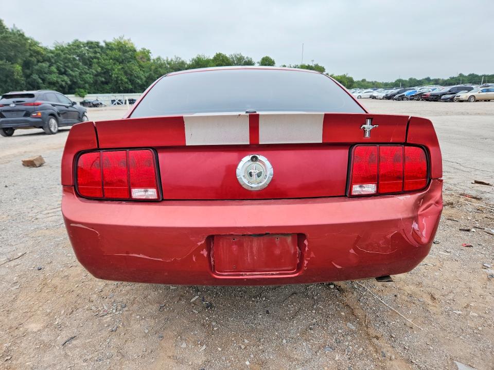 2007 Ford Mustang VIN 1ZVFT80N075213441 COPART salvage auction — REAR END, OK - CERT OF TITLE-SALVAGE, sold $175 on 2026-07-09 (photo 6)