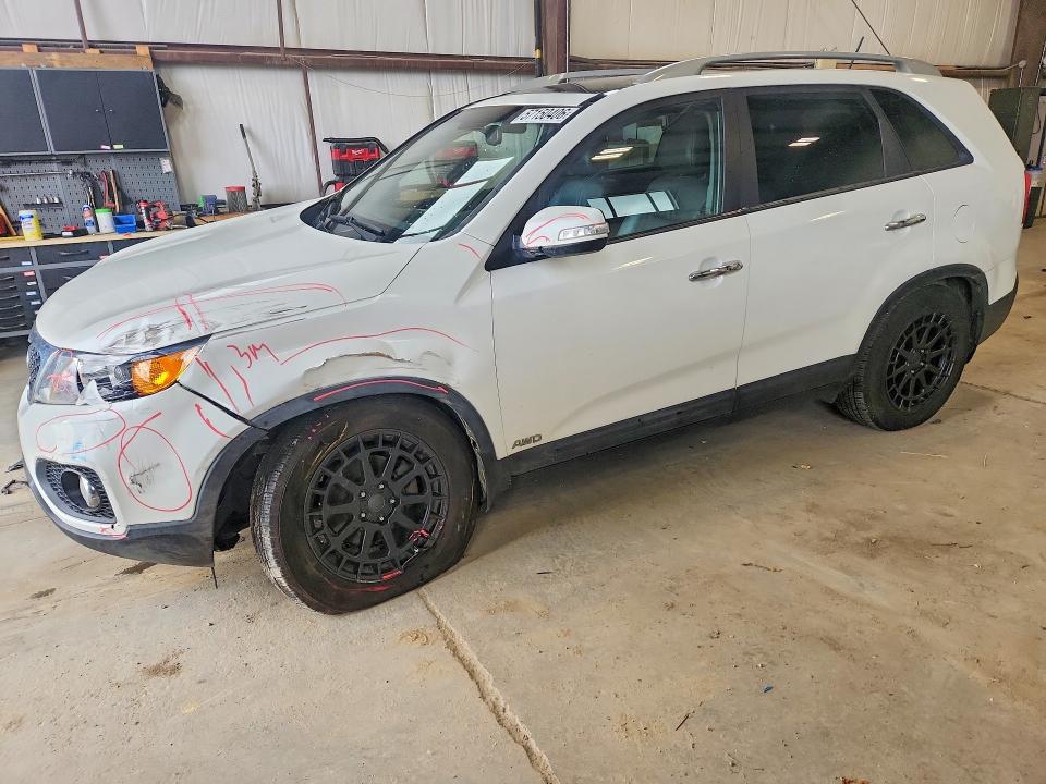 2012 Kia Sorento VIN 5XYKUDA23CG277390 COPART salvage auction — FRONT END, Ab - Bos - Salvage, sold $925 on 2026-07-09 (photo 1)