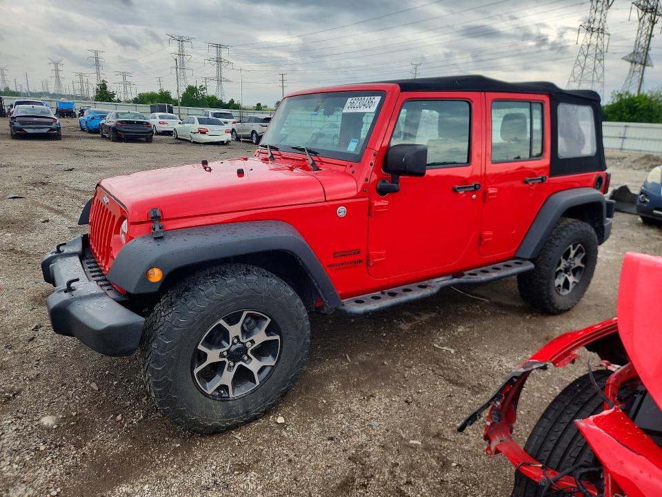 2018 Jeep Wrangler / VIN 1C4BJWDG7JL899262 — COPART salvage auction photo