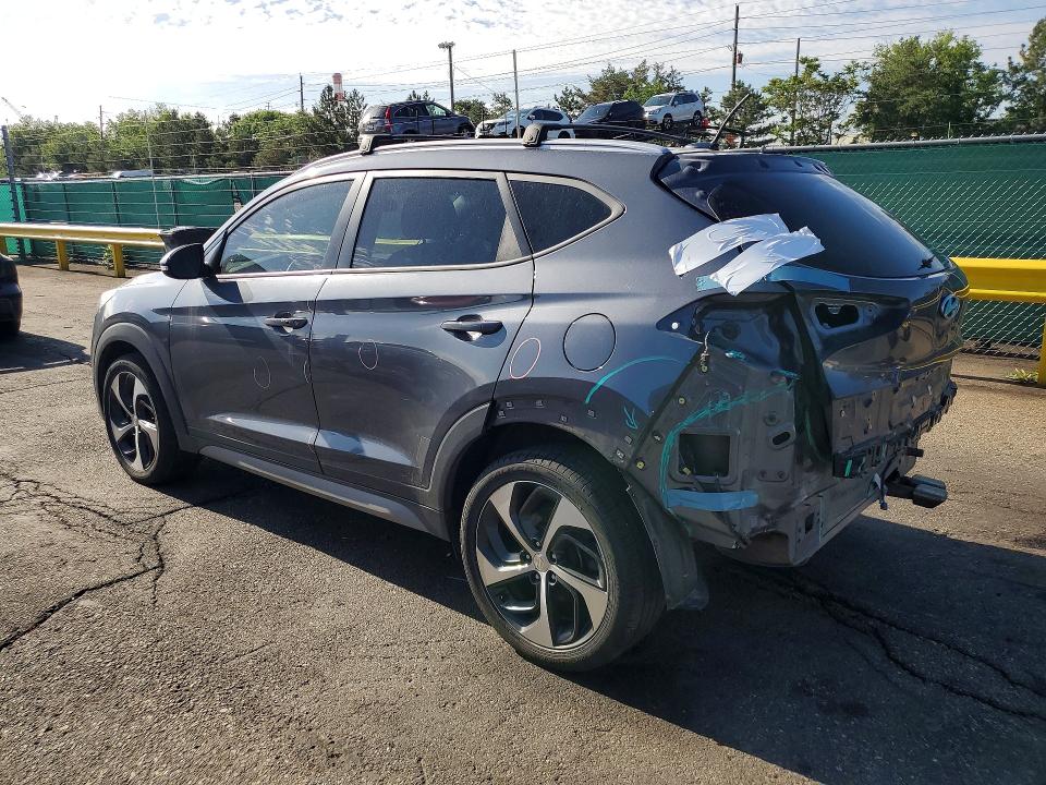 2017 Hyundai Tucson VIN KM8J3CA23HU424561 COPART salvage auction — REAR END, Id - Salvage Certificate Of Title, sold $3,550 on 2026-07-16 (photo 2)