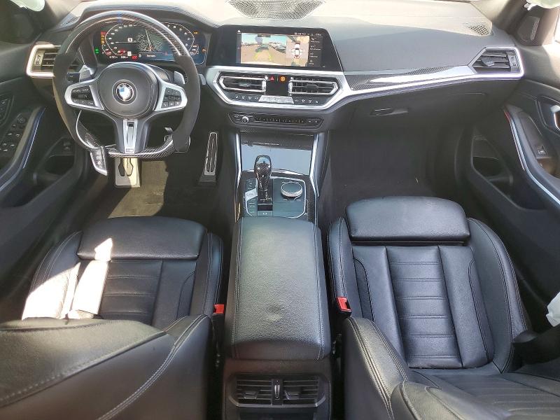 2021 BMW 3er VIN 3MW5R1J09M8C15904 COPART salvage auction — SIDE, Ca - Salvage Certificate, sold $11,500 on 2026-07-30 (photo 8)