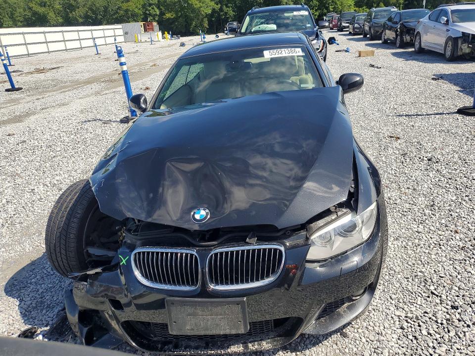 2013 BMW 3er VIN WBADX7C55DJ588987 COPART salvage auction — FRONT END, Tx - Salvage Vehicle Title, sold $550 on 2026-07-06 (photo 5)