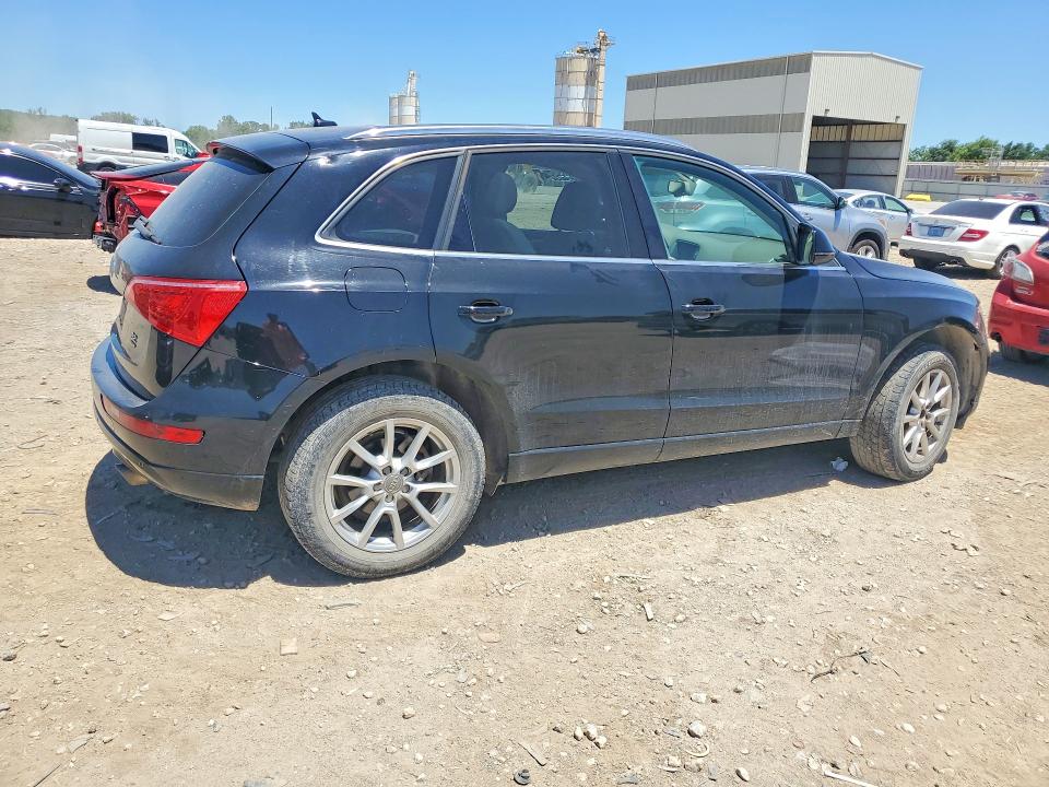 2009 Audi Q5 VIN WA1KK78R79A013232 COPART salvage auction — HAIL, KS - CERT OF TITLE-SALVAGE, sold $200 on 2026-07-21 (photo 3)